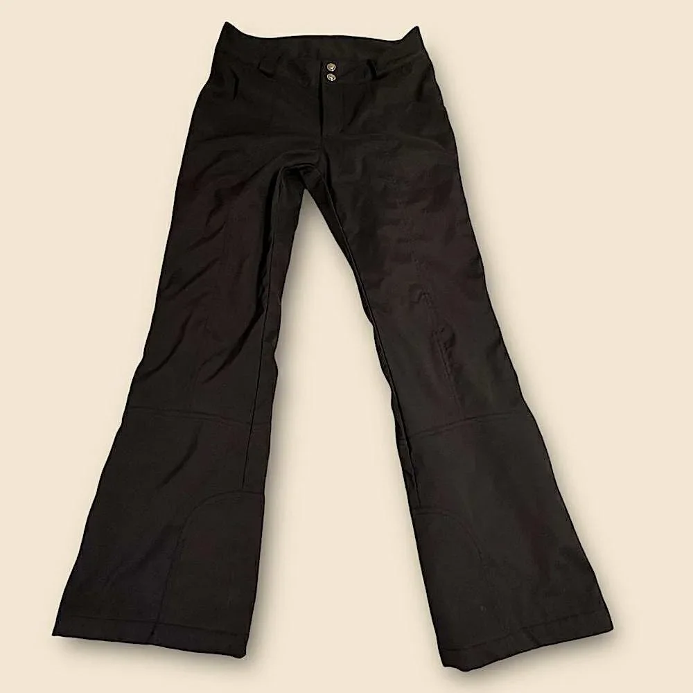 Marker Black Insulated Snow Ski Board Pants Size Small with belt.